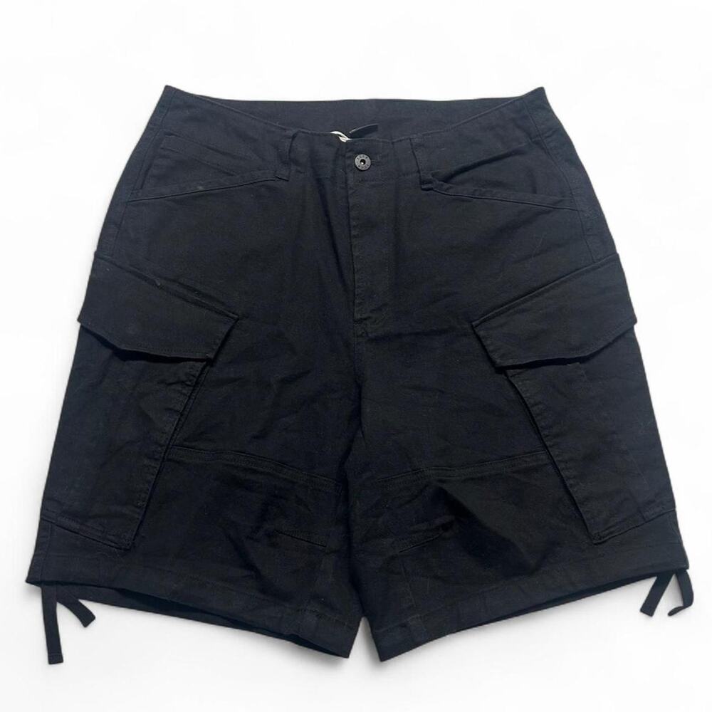 Lckr black baggy cargo utility